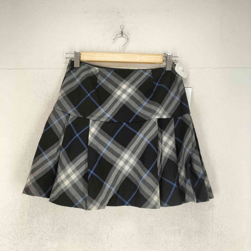 バーバリーブルーレーベル BURBERRY BLUE LABEL チェック プリーツスカート レディース 36