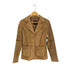 セシルマクビー CECIL McBEE pig leather ピッグスエードデザインテーラードジャケット レディース 9AR