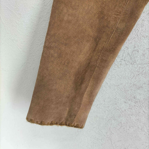 セシルマクビー CECIL McBEE pig leather ピッグスエードデザインテーラードジャケット レディース 9AR