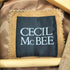 セシルマクビー CECIL McBEE pig leather ピッグスエードデザインテーラードジャケット レディース 9AR
