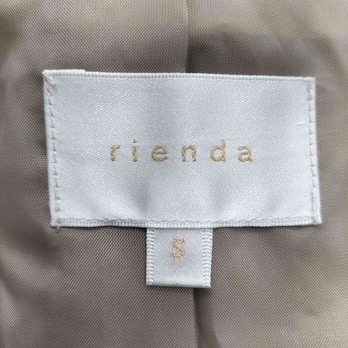 リエンダ rienda フレアヨークトレンチ CT レディース JPN:S