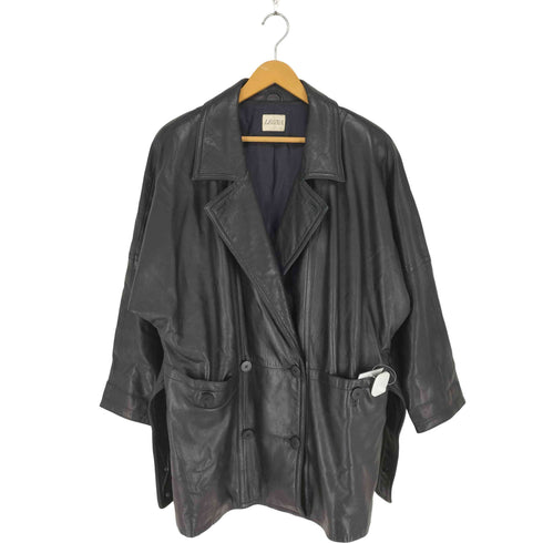 LEGNA real leather リアルレザーダブルハーフコート レディース