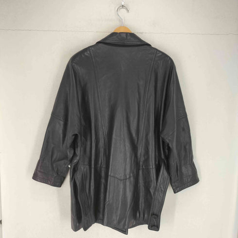 LEGNA real leather リアルレザーダブルハーフコート レディース