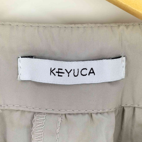 ケユカ KEYUCA 【すごナノ撥水】ナイロンタフタギャザーコート レディース FREE