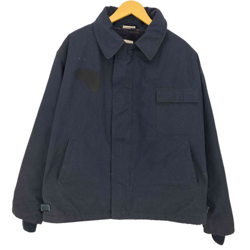 ユーエスネイビー U.S.NAVY 90S 米海軍 Aramid Deck Jacket アラミド デッキ ジャケット 1996年会計 メンズ X-LARGE