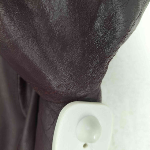 インディヴィ INDIVI pig leather ピッグレザー比翼ステンカラーコート レディース 38