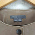 ヴィンス VINCE cuir leather リアルレザーノーカラージャケット レディース XS