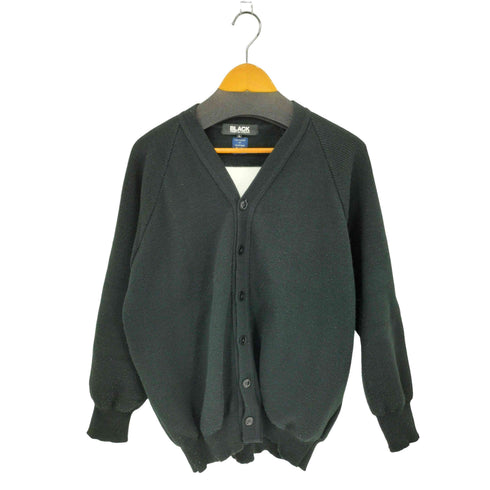ブラックコムデギャルソン BLACK COMME des GARCONS Lochaven oF Scotland ナンバリング7 アクリルカーディガン メンズ JPN:L