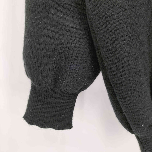 ブラックコムデギャルソン BLACK COMME des GARCONS Lochaven oF Scotland ナンバリング7 アクリルカーディガン メンズ JPN:L