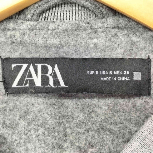 ザラ ZARA プラッシュボンバージャケット レディース import:S