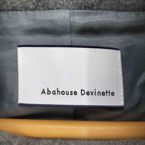 アバハウスドゥヴィネット abahouse devinette ショート丈スタンドカラーウールコート レディース FR:38