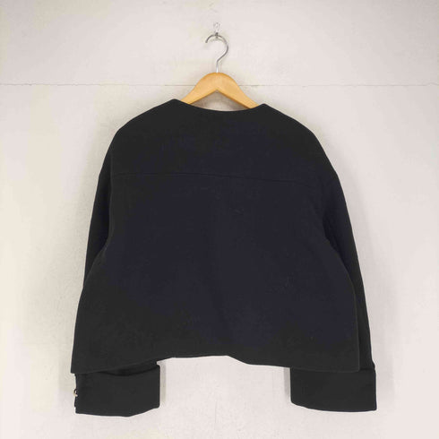 アバハウスドゥヴィネット abahouse devinette ノーカラーショートコート レディース