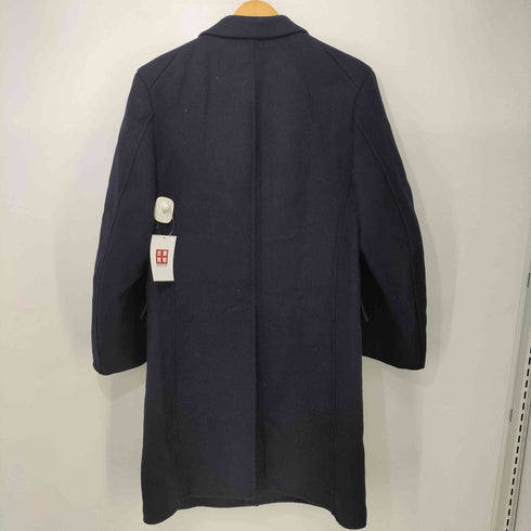 ユニクロプラスジェイ UNIQLO+J ウールブレンドチェスターコート NAVY XS レディース JPN:XS