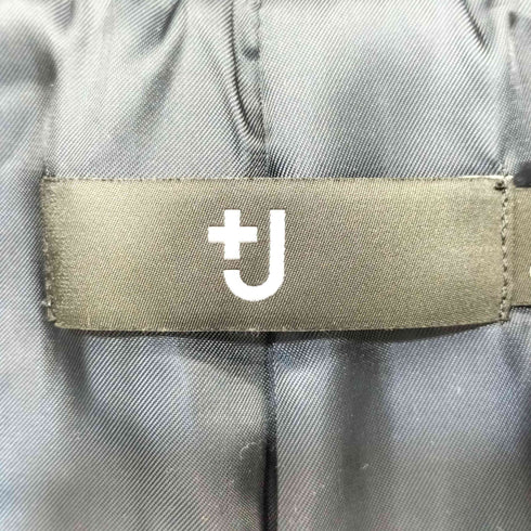 ユニクロプラスジェイ UNIQLO+J ウールブレンドチェスターコート NAVY XS レディース JPN:XS