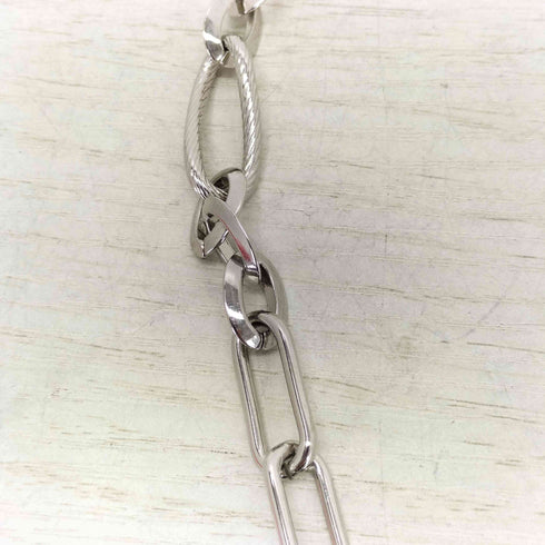 デザインチェーンネックレス メンズ