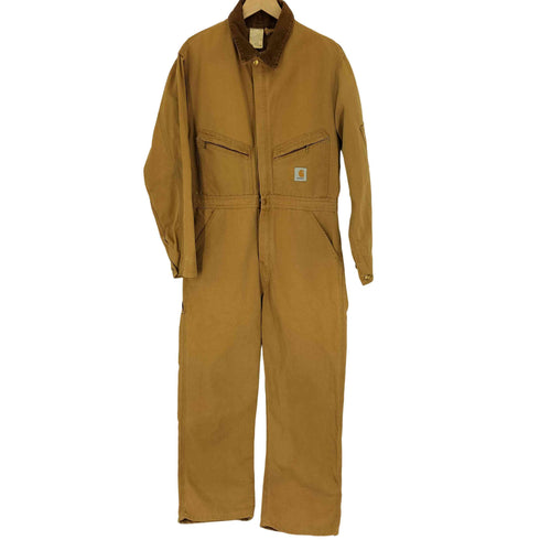 カーハート Carhartt USA製 星タグ 襟コーデュロイ ダック生地 オールインワン メンズ 49