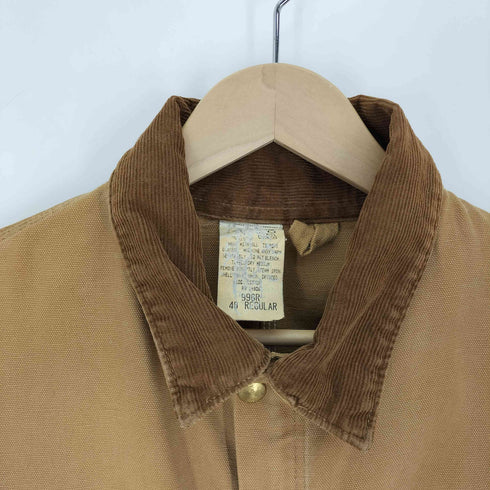 カーハート Carhartt USA製 星タグ 襟コーデュロイ ダック生地 オールインワン メンズ 49