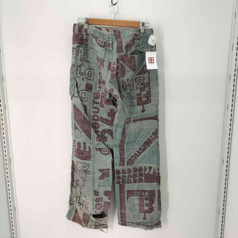 ディーゼル DIESEL ヘンプ 総柄 カーゴパンツ メンズ 30