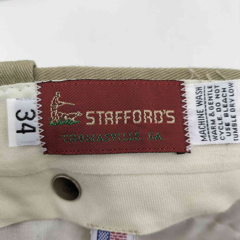 STAFFORD'S USA製 センタープレス チノパン メンズ US:34-35
