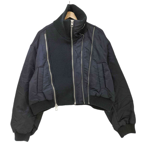 ザラ ZARA 23AW コントラスト ボンバージャケット レディース import:XL