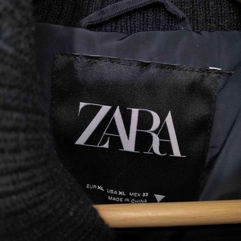 ザラ ZARA 23AW コントラスト ボンバージャケット レディース import:XL