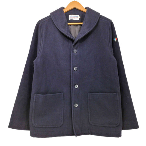 Arvor Maree ショールカラー ウールメルトン ジャケット フレンチジャケット メンズ 2
