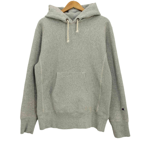 チャンピオン Champion 復刻 青 単色タグ REVERSE WEAVE リバースウィーブ 11.5oz 裏起毛 プルオーバーパーカー メンズ import:L