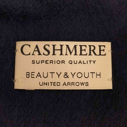 ビューティーアンドユースユナイテッドアローズ BEAUTY & YOUTH UNITED ARROWS ソリッド カシミヤ マフラー メンズ