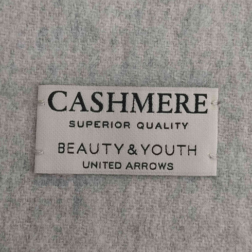 ビューティーアンドユースユナイテッドアローズ BEAUTY & YOUTH UNITED ARROWS ソリッド カシミヤ マフラー メンズ