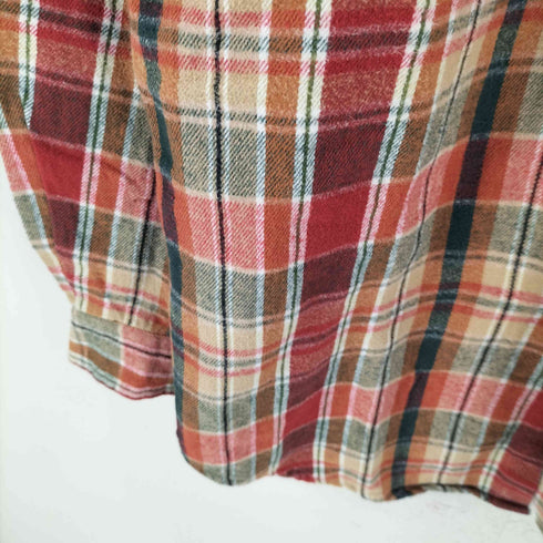 ラングラー Wrangler チェック柄コットンネルシャツ メンズ import:L