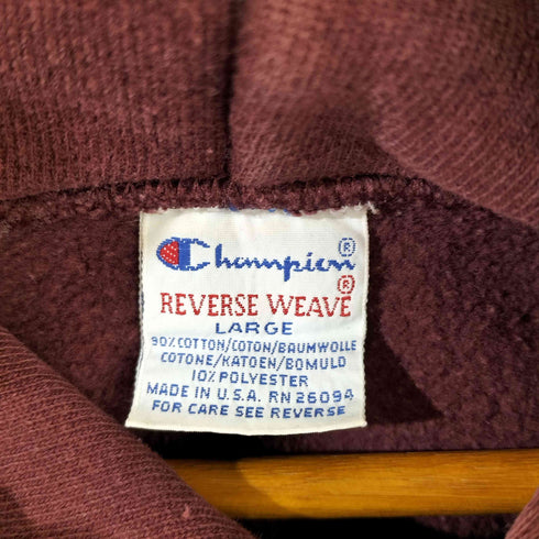 チャンピオン Champion 刺繍タグ reverse weave 目付きプルオーバーパーカー メンズ import:L