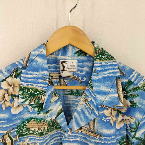 Y NOT HAWAII USA製半袖アロハシャツ メンズ import:L