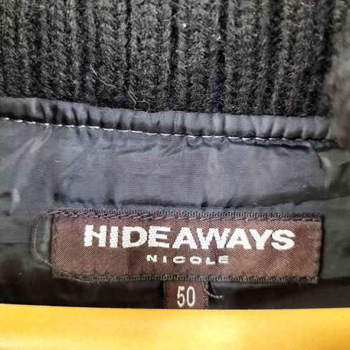 ハイダウェイニコル HIDEAWAYS NICOLE 袖ニット2WAYブルゾン y2k メンズ JPN:50