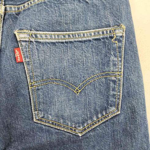 リーバイス Levis メキシコ製 501 赤耳 セルビッジデニム ボタンフライ メンズ W28 L34