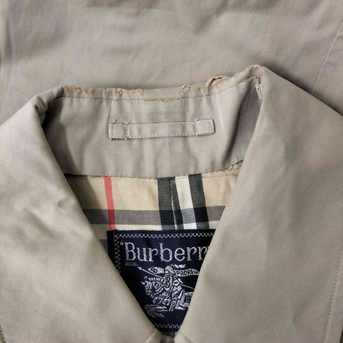 バーバリーズ BURBERRYS 裏地ノバチェック 比翼ステンカラーコート メンズ