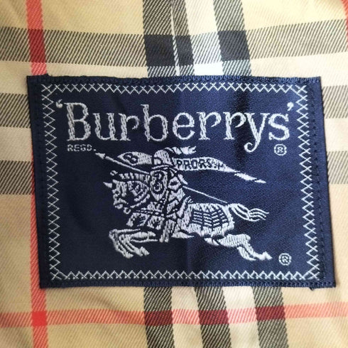 バーバリーズ BURBERRYS 裏地ノバチェック 比翼ステンカラーコート メンズ