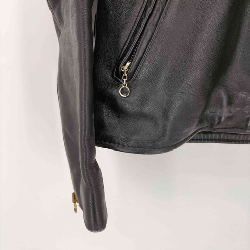 バンソン VANSON OLD ライナー付 TALONジップ シングル ライダースジャケット メンズ US:38