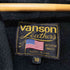 バンソン VANSON OLD ライナー付 TALONジップ シングル ライダースジャケット メンズ US:38