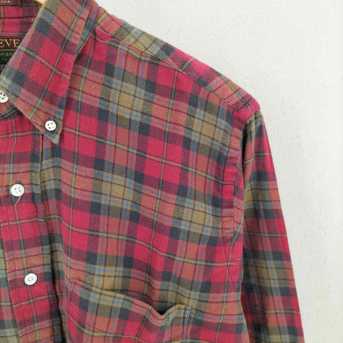 クリーブ CLEVE チェック柄ボタンダウンシャツ メンズ import:M