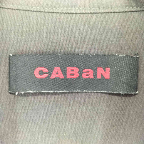 キャバン CABaN 20ss ドライウールタイプライター オーバーサイズシャツ メンズ JPN:L