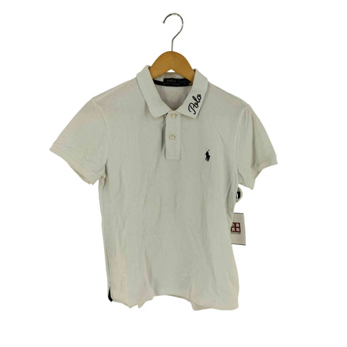 ポロラルフローレン POLO RALPH LAUREN 襟ロゴ刺繍ポロシャツ メンズ import:M