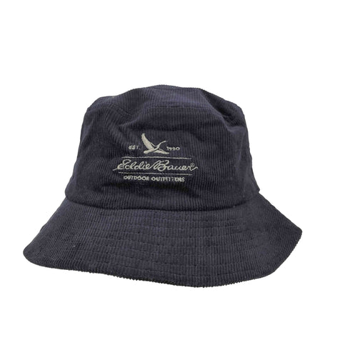 エディーバウアー Eddie Bauer コーデュロイ ロゴ バケットハット メンズ FREE