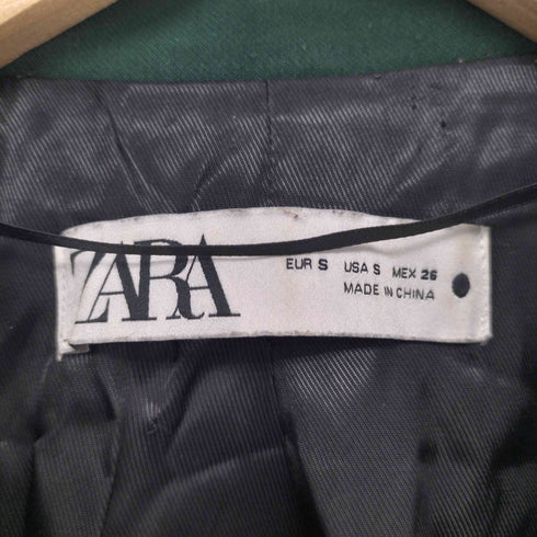 ザラ ZARA テーラード ダブルブレスト ブレザー レディース JPN:S