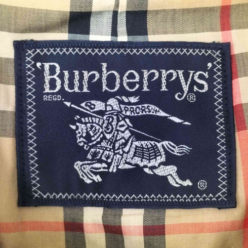バーバリーズ BURBERRYS 裏地ノバチェック 比翼ステンカラーコート メンズ