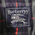 バーバリーズ BURBERRYS 英国製 裏地チェック 比翼ステンカラーコート メンズ