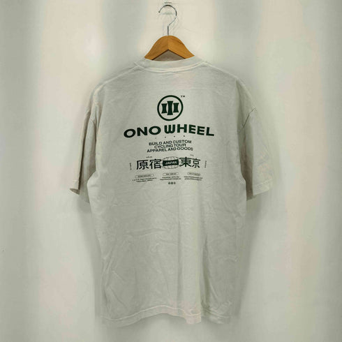 ONO WHEEL プリントクルーネックTシャツ メンズ L