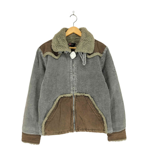 ディーゼル DIESEL 裏地ボア 切替コーデュロイ ジャケット メンズ import:M