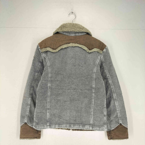 ディーゼル DIESEL 裏地ボア 切替コーデュロイ ジャケット メンズ import:M