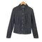 バーバリーブルーレーベル BURBERRY BLUE LABEL 裏地ノヴァチェック デニム シャツジャケット レディース 38