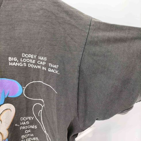 90s キャラクタープリントクルーネックTシャツ メンズ